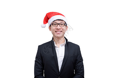 商人对圣诞节主题欢欣喜笑笑乐 成功 圣诞老人 庆典图片