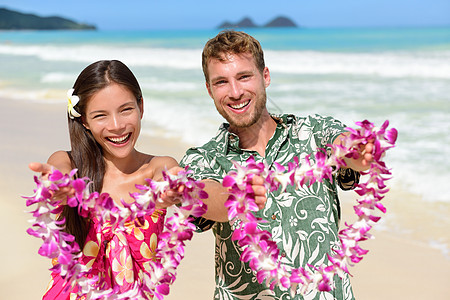 欢迎来到夏威夷 夏威夷人展示莱丽 衬衫 海滩图片