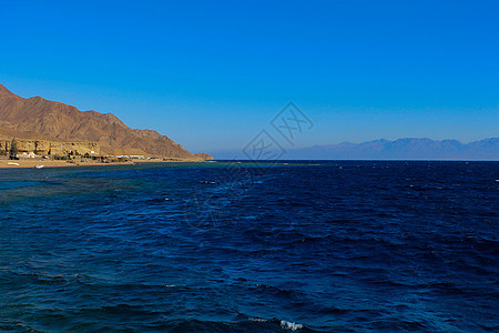 红海 埃及 达哈布 蓝色的 海滨 海景 海滩 户外的 气候图片