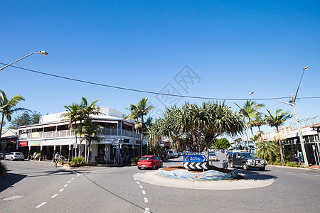 澳大利亚新南威尔士州拜伦湾镇中心 路 海岸图片