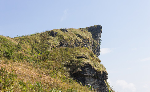 胡志法森林公园清莱地貌山景峰 热带 泰国北部 风景图片