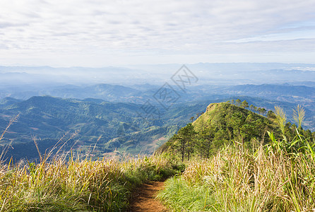 Phu Langka国家公园风景山天空的Phu Nom 季节 闲暇图片