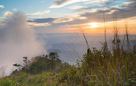 Phu Langka泰国国家公园Phu Langka的Phu Nom 热带 景点图片