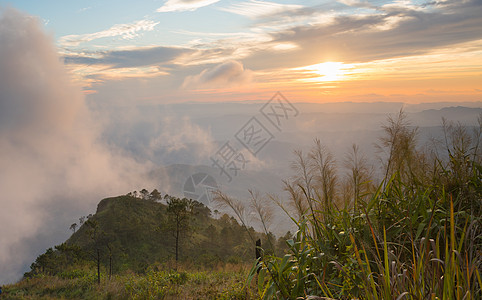 Phu Langka泰国国家公园Phu Langka的Phu Nom 闲暇 岩石图片