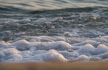 海滨海滩宏观项目 假期 放松 自然 湿的 水背景图片