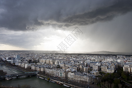 法国巴黎空中观 法国 埃菲尔铁塔 欧洲 路 孤独图片