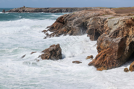 科特苏瓦吉 奎伯伦海岸的显著自然悬崖图片