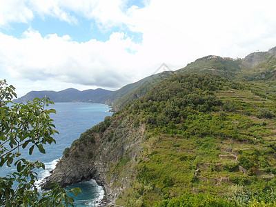 意大利辛克特尔 村庄 山 大地 太阳 夏天 悬崖 假期图片