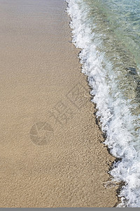 从海边的海景在夏季作为背景 闲暇 假期 天堂 放松图片