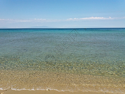希腊地中海希腊地中海 清澈的绿色和蓝色水域 自然 海岸图片