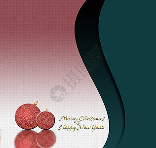 有着棕色吊球的优雅圣诞背景 以棕色挂球 冬天背景图片