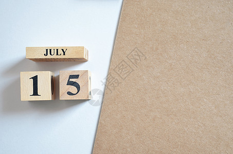 7月15日 工作 负空间 1年 数字 礼物 七月 季节背景图片
