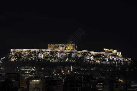 夜间的禁奴和雅典背景图片