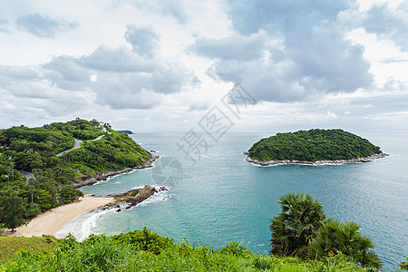 泰国的热带海滩和岛屿 夏天 自然 海洋 树 天空图片