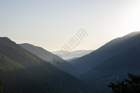 日落时美丽的山地景观 意大利多洛米特图片