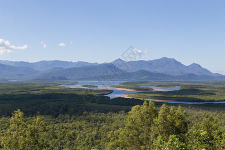 布鲁斯高速公路岛 全景 海岸 风景优美的 河 海滩 海洋图片