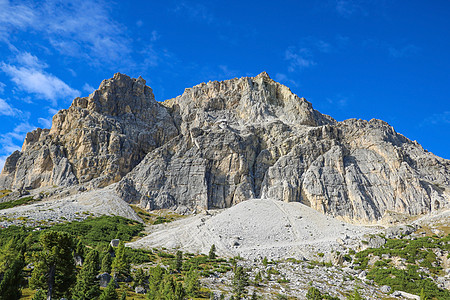 美丽的夏日风景 美妙的阿尔卑斯山和高山 多洛米特 意大利 欧洲 日落 雄伟图片