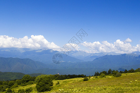 格鲁吉亚拉查山脉地貌和景色 植物 自然 风景图片