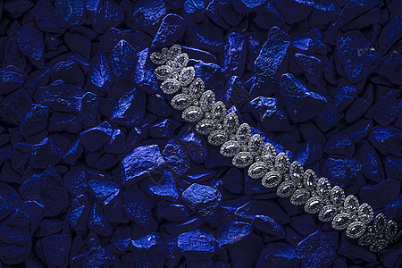 奢华钻石手镯 珠宝和时装品牌 首饰 爱 展示背景图片