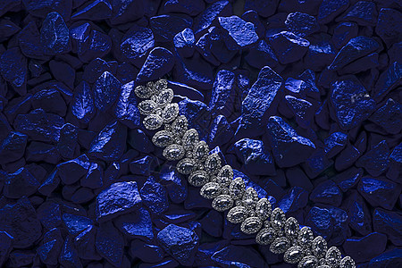 奢华钻石手镯 珠宝和时装品牌 婚礼 时尚 假期背景图片