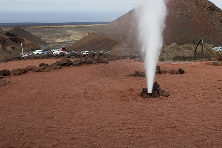 火山热产生的蒸汽字体图片