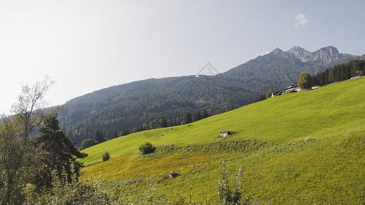 奥地利阿尔卑斯山 穆特拉姆 顶峰 蓝色的 岭 探索图片