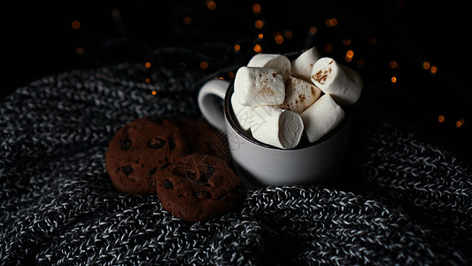 巧克力摩卡冬天牛奶高清图片