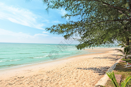 海滨自然景象 热带海滩假日图片