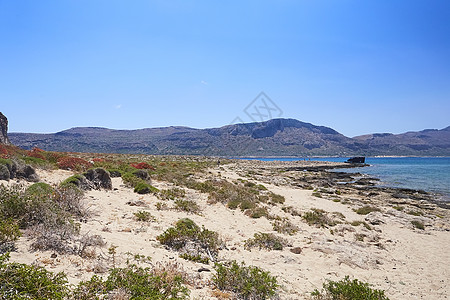 巴洛斯岛美丽的海景 海岸 天线 海岸线 气候 旅行图片