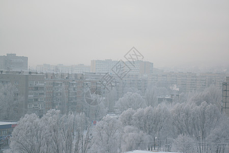 城市的暴风雪 冬季天气 自然 季节 旅行 场地 霜图片