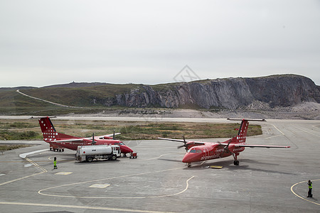 机场 格陵兰 假期 航空公司 飞机场 空气格陵兰 庞巴迪短跑 游客 峡湾图片