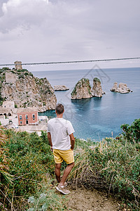 西西里意大利的飞球海滩 意大利语 水 旅行 支撑 蓝色的图片