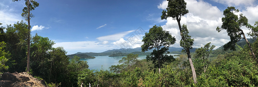 小岛屿全景景观 小岛 图片