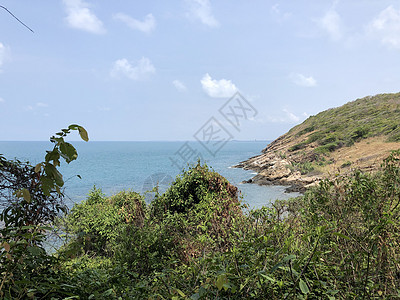 Koh Samed岛海岸 泰国 晴天 岩石 自然背景图片
