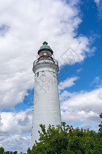 丹麦灯塔公司 建筑学 海洋 菲尔 海 夏天 美丽的图片