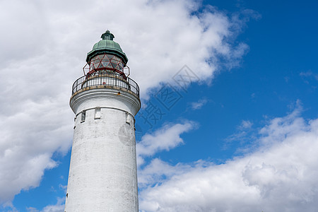 丹麦灯塔公司 海滩 游客 吸引力 建筑 旅游 斯图片