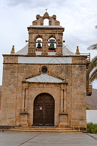西班牙岛本坦库里亚的圣玛利亚贝坦库里亚夏季 钟 老的图片
