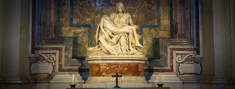 可惜 圣彼得·巴西利卡的米开朗基洛杰作   梵蒂冈 教廷 正方形图片