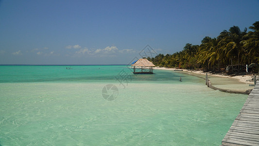 菲律宾奥诺克岛巴拉巴茨岛 环礁上有一个海滩的热带岛屿 念 旅行图片