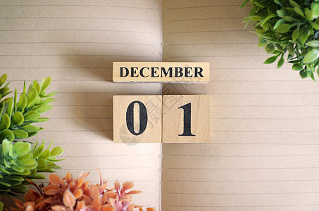 12月1日 工作 办公室 数字 覆盖 笔记本 测验 日历背景图片
