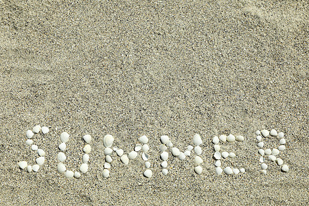 夏季海沙加刻字 文字空间 夏季背景 水 岛图片