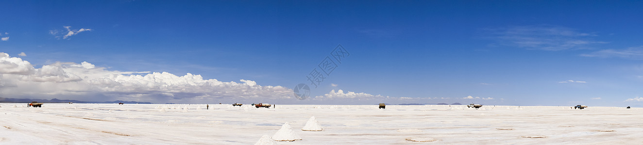 玻利维亚 南美洲 云 制盐 荒野 高原湖泊 乌尤尼盐沼 攀岩区图片