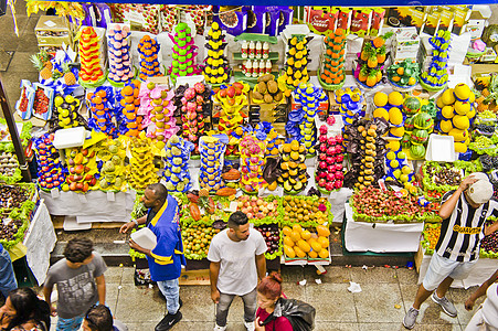 圣保罗 中央市场 巴西 南美洲和巴西 中心图片