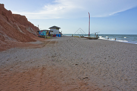 热带海滩观 巴西福塔莱萨 巴西 南美洲 旅游景点图片