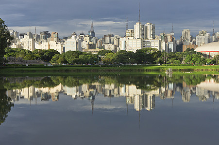 巴西 南美洲伊比拉普埃拉公园圣保罗 旅游目的地 现代城市景观图片