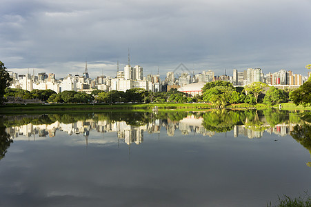 巴西 南美洲伊比拉普埃拉公园圣保罗 现代城市景观 城市中心图片