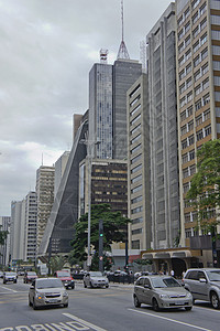 圣保罗 现代城市街头观点 巴西 南美和南美洲 城市中心 旅游景点图片