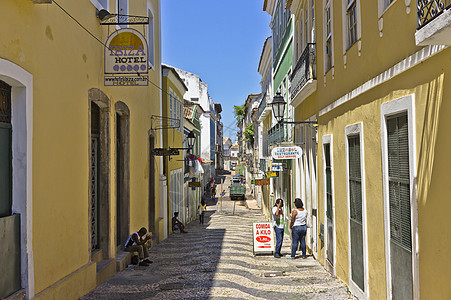 巴西 南美洲和巴西多彩建筑物的 Pelourinho 热带 文化图片