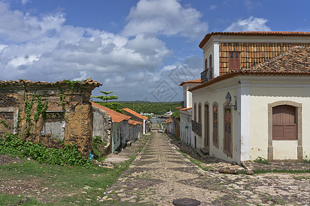 Alcantara 旧城街视图 巴西 南美洲 城市中心 塔拉图片