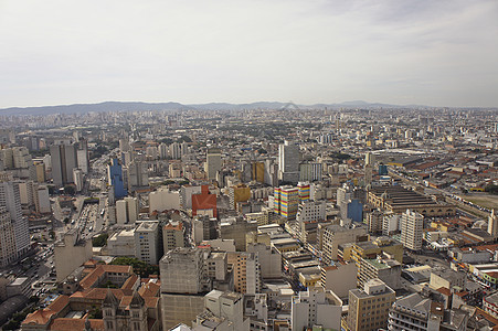 圣保罗 现代城市与摩天大楼的全景观 巴西 南美洲 城市中心 建筑物图片